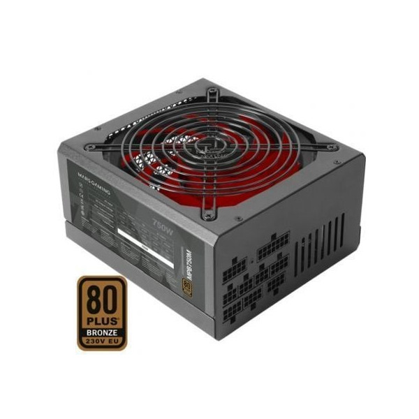 Fuente de Alimentación Mars Gaming MPB750M/ 750W/ Ventilador 14cm/ 80 Plus Bronze