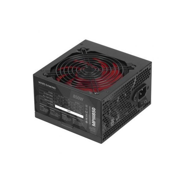 Fuente de Alimentación Mars Gaming MPIII850/ 850W/ Ventilador 12cm