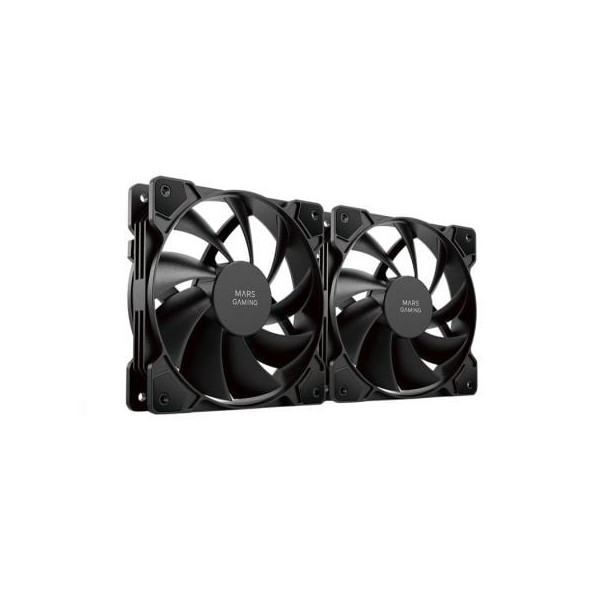 Pack 2 Ventiladores Mars Gaming MF-PWMX2/ 12cm