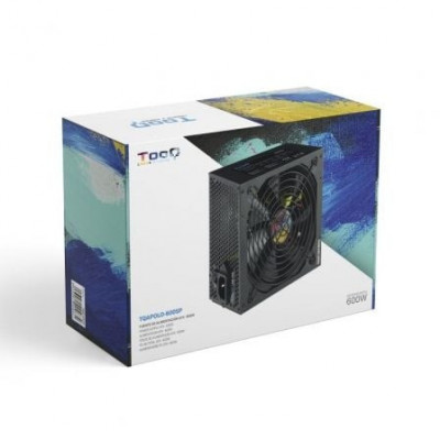 Fuente de Alimentación TooQ TQAPOLO-600SP/ 600W/ Ventilador 14cm