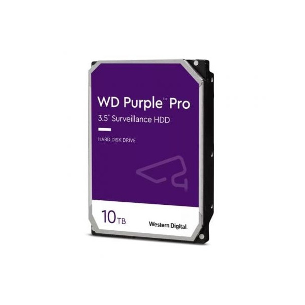 Disco Duro Western Digital WD Purple Pro Surveillance 10TB/ 3.5"/ SATA III/ 256MB