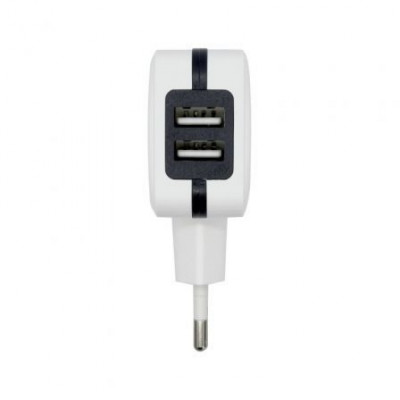 Cargador de Pared Aisens A110-0439/ 2xUSB/ 17W