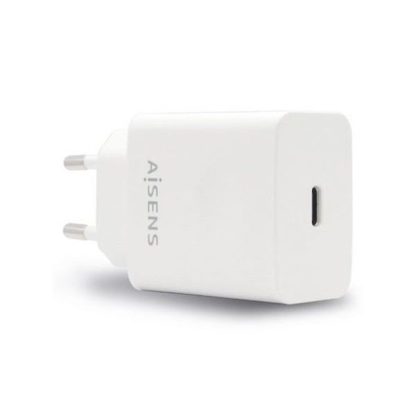 Cargador de Pared Aisens ASCH-1PD20-W/ 1xUSB Tipo-C/ 20W