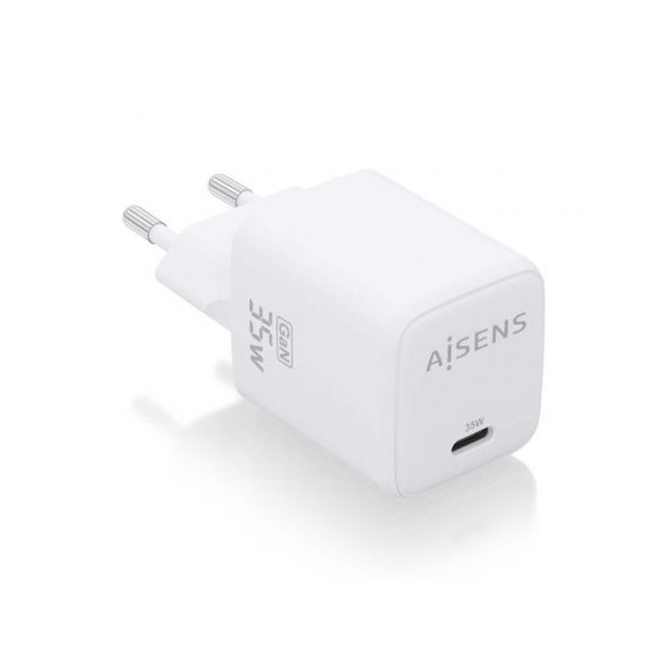 Cargador Gan de Pared Aisens ASCH-35W1P016-W/ 1xUSB Tipo-C/ 35W