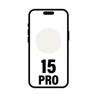 Smartphone Apple iPhone 15 Pro 1Tb/ 6.1"/ 5G/ Titanio Blanco