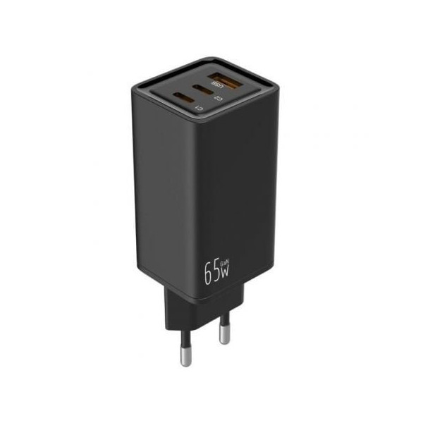 Cargador Universal Leotec LECSPH65W3K/ 2xUSB Tipo-C/ 1xUSB/ 65W