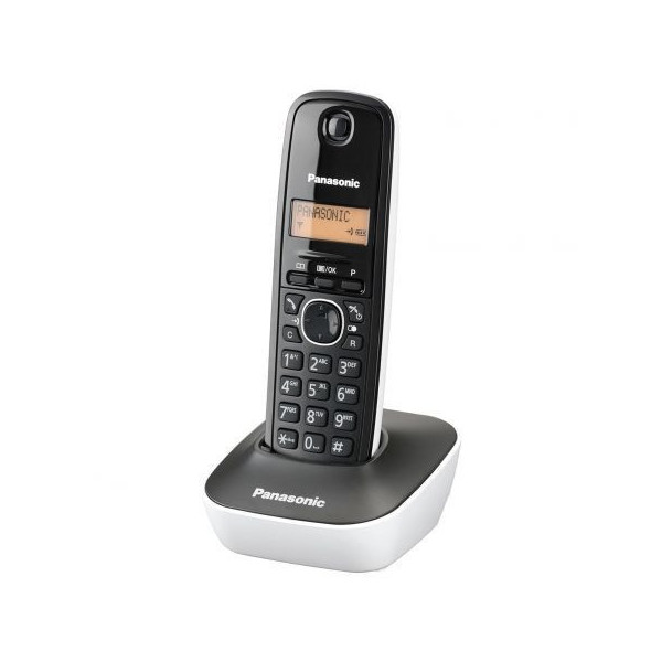 Teléfono Inalámbrico Panasonic KX-TG1611/ Negro y Blanco