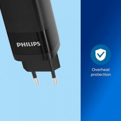 Cargador de Pared Philips DLP2681/ 2xUSB Tipo-C/ 1xUSB/ 65W