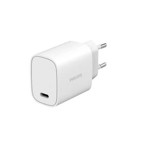 Cargador de Pared Philips DLP4329C/ 1xUSB Tipo-C/ 20W