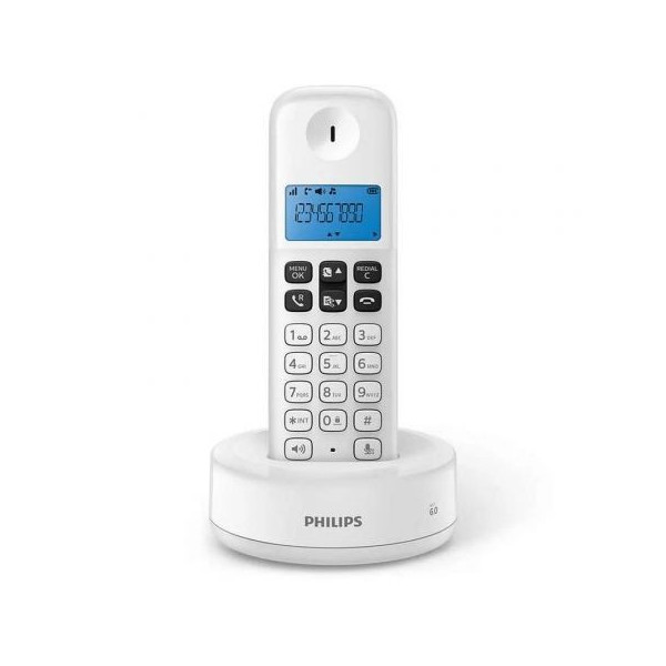 Teléfono Inalámbrico Philips D1611W/34/ Blanco