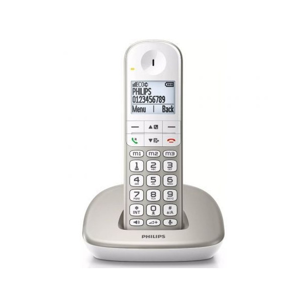 Teléfono Inalámbrico Philips XL4901S/23/ Plata y Blanco