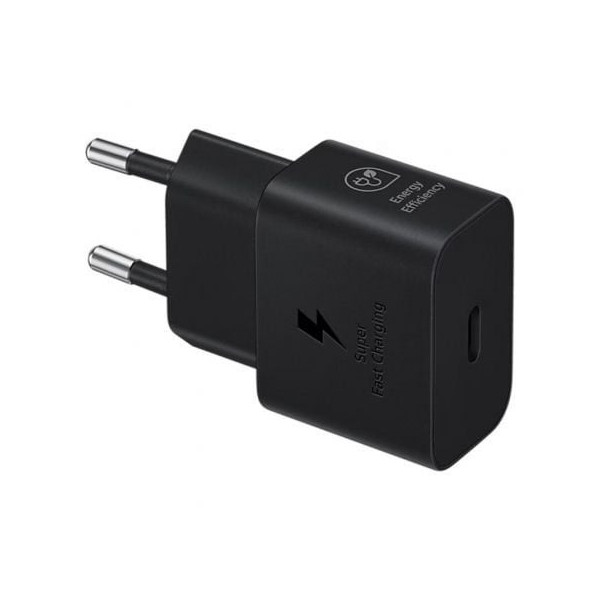 Cargador de Pared Samsung EP-T2510NBEGEU/ 1xUSB Tipo-C/ 25W