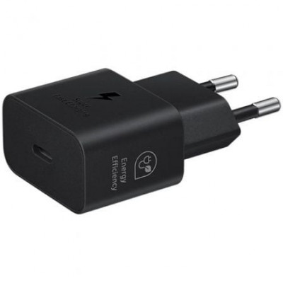 Cargador de Pared Samsung EP-T2510NBEGEU/ 1xUSB Tipo-C/ 25W