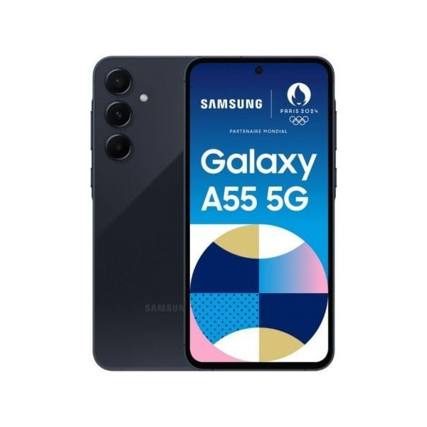 Smartphone Samsung Galaxy A55 8GB/ 128GB/ 6.6"/ 5G/ Negro