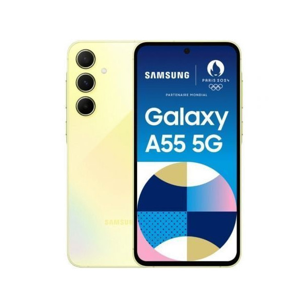 Smartphone Samsung Galaxy A55 8GB/ 128GB/ 6.6"/ 5G/ Amarillo