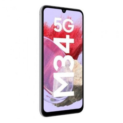 Smartphone Samsung Galaxy M34 6GB/ 128GB/ 6.5"/ 5G/ Plata