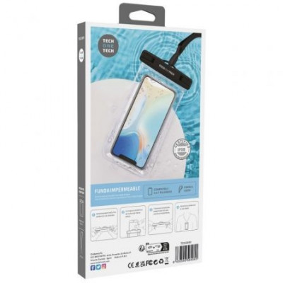 Funda Universal Impermeable para Smartphone Tech One Tech TEC2850/ Hasta 7"