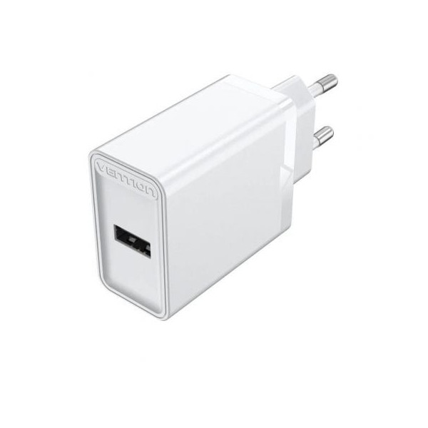 Cargador de Pared Vention FAAW0-EU/ 1xUSB/ 12W