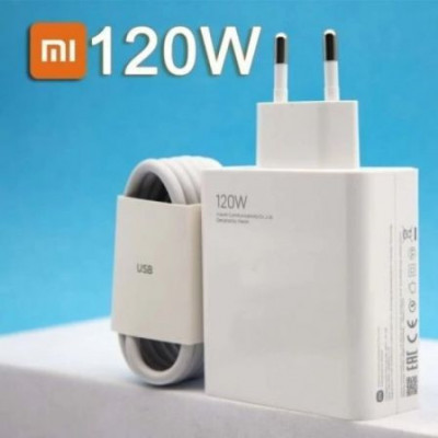 Cargador de Pared Xiaomi Charging Combo (Tipo-A)/ 1xUSB + Cable USB Tipo-C/ 120W