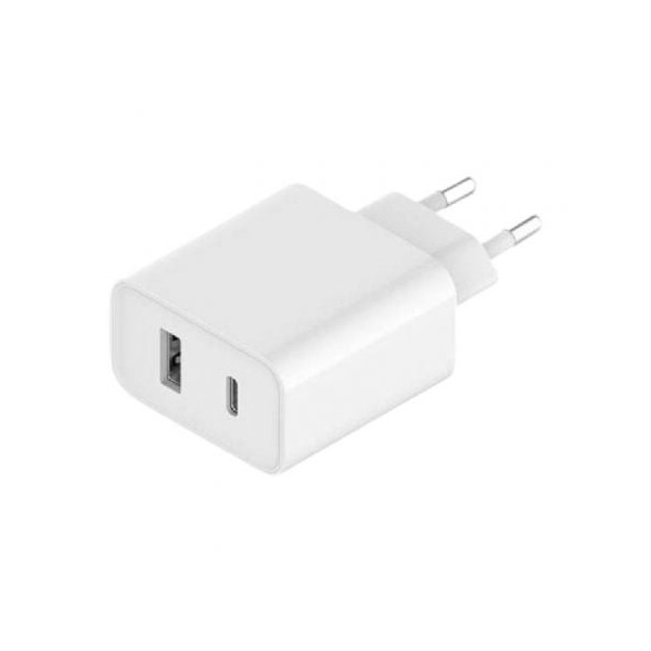 Cargador de Pared Xiaomi Mi 33W Wall Charger/ 1xUSB Tipo-C/ 1xUSB/ 33W