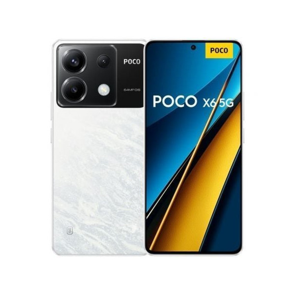 Smartphone Xiaomi POCO X6 12GB/ 256GB/ 6.67"/ 5G/ Blanco