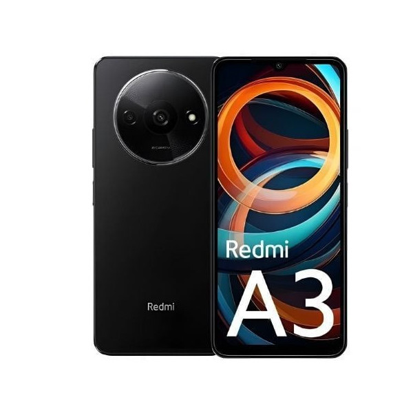 Smartphone Xiaomi Redmi A3 3GB/ 64GB/ 6.71"/ Negro Medianoche