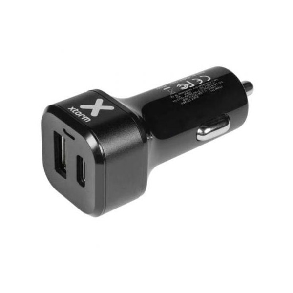 Cargador de Coche Xtorm AU203/ 1xUSB Tipo-C/ 1xUSB/ 48W