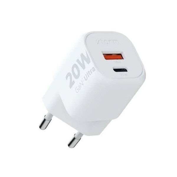 Cargador de Pared Xtorm XEC020/ 1xUSB Tipo-C/ 1xUSB/ 20W