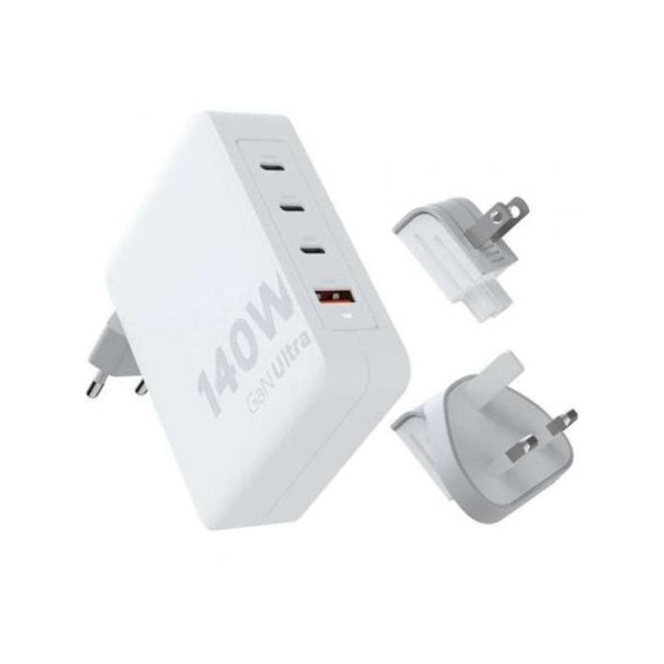 Cargador de Pared Universal Xtorm XVC2140/ 3xUSB Tipo-C/ 1xUSB + Cable USB Tipo-C/ 140W