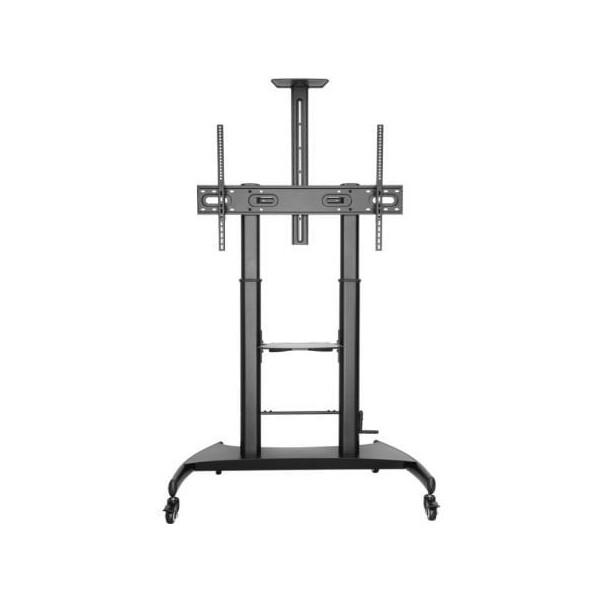 Soporte de Pie Inclinable con Ruedas y Manivela Aisens FT100TE-123 para TV 60-100"/ hasta 100kg