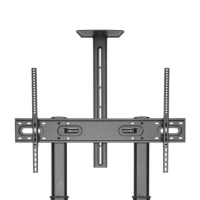 Soporte de Pie Inclinable con Ruedas y Manivela Aisens FT100TE-123 para TV 60-100"/ hasta 100kg