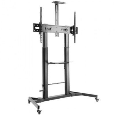 Soporte de Pie Inclinable con Ruedas y Manivela Aisens FT100TE-171 para TV 60-100"/ hasta 100kg