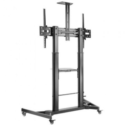 Soporte de Pie Inclinable con Ruedas y Manivela Aisens FT100TE-171 para TV 60-100"/ hasta 100kg