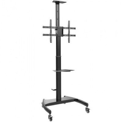 Soporte de Pie Inclinable/ Giratorio con Ruedas y Manivela Aisens FT70TE-169 para TV 37-70"/ hasta 50kg