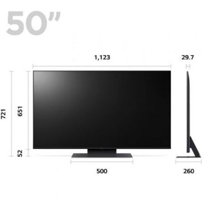 Televisor LG UHD 50UR91006LA 50"/ Ultra HD 4K/ Smart TV/ WiFi