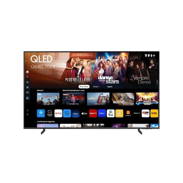 Televisor Samsung QLED Q64D TQ55Q64DAU 55"/ Ultra HD 4K/ Smart TV/ WiFi