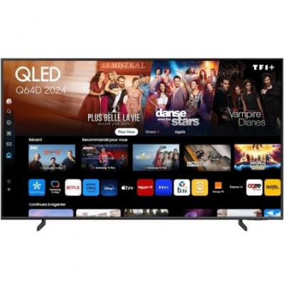 Televisor Samsung QLED Q64D TQ65Q64DAU 65"/ Ultra HD 4K/ Smart TV/ WiFi