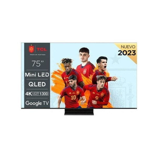 Televisor TCL QLED-Mini LED 75C805 75"/ Ultra HD 4K/ Smart TV/ WiFi