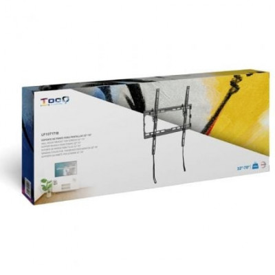 Soporte de Pared Fijo / Inclinable TooQ LP1071T-B para TV de 32-70"/ hasta 45kg