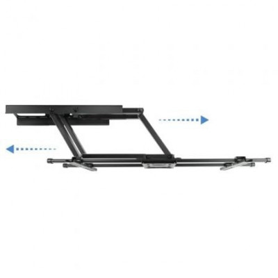 Soporte de Pared Giratorio/ Inclinable/ Nivelable TooQ LP3790TN-B para TV de 43-90"/ hasta 75kg