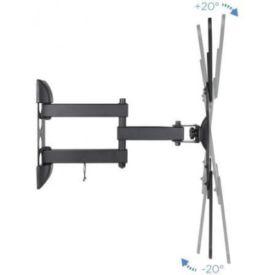 Soporte de Pared Orientable / Inclinable TooQ LP6055TN-B para TV de 23-55"/ hasta 30kg