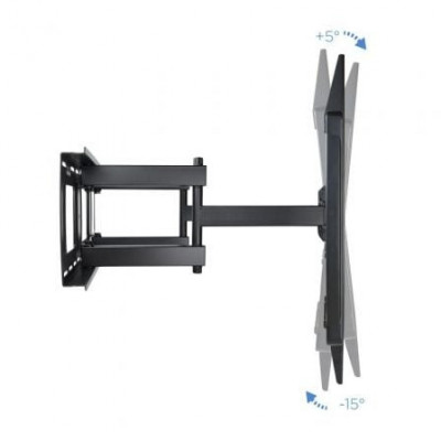 Soporte de Pared Giratorio/ Inclinable/ Nivelable TooQ LP75100TN-B para TV de 60-100"/ hasta 80kg