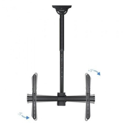 Soporte de Techo Giratorio/ Inclinable/ Nivelable TooQ LPCE1170TSLI-B para TV de 37-70"/ hasta 50kg