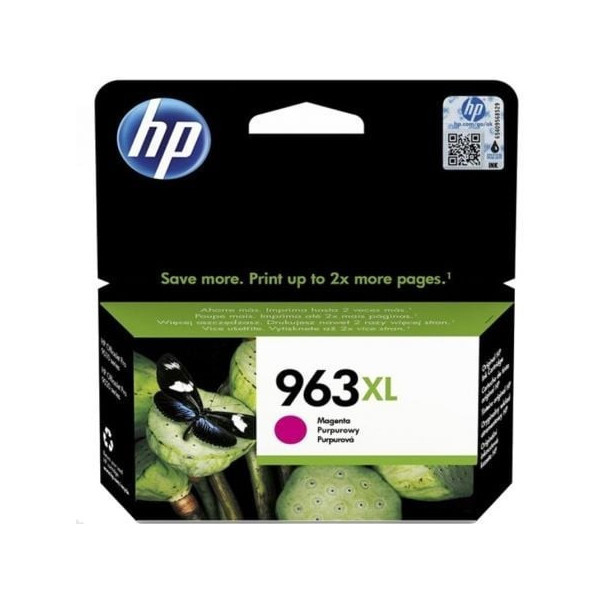 Cartucho de Tinta Original HP nº963 XL Alta Capacidad/ Magenta