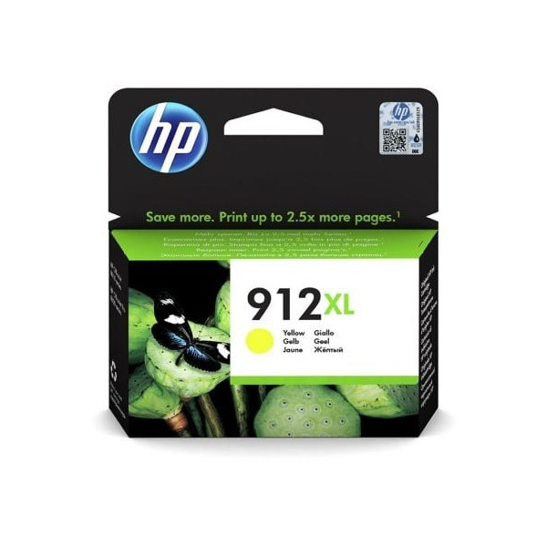 Cartucho de Tinta Original HP nº912 XL Alta Capacidad/ Amarillo