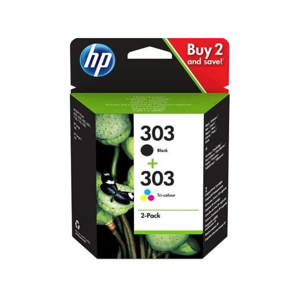 Cartucho de Tinta Original HP nº303 Multipack/ Negro/ Tricolor