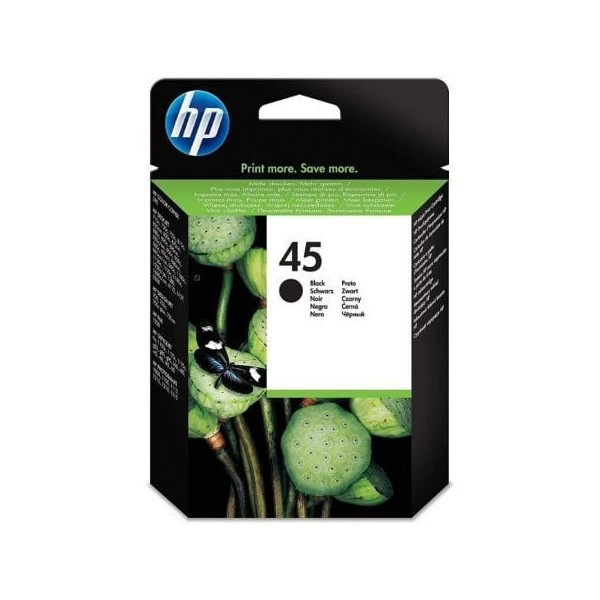 Cartucho de Tinta Original HP nº45/ Negro