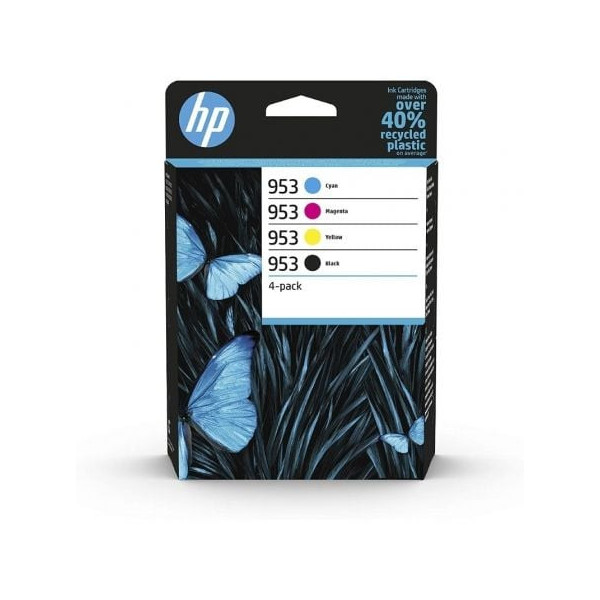 Cartucho de Tinta Original HP nº953 Multipack/ Cian/ Magenta/ Amarillo/ Negro