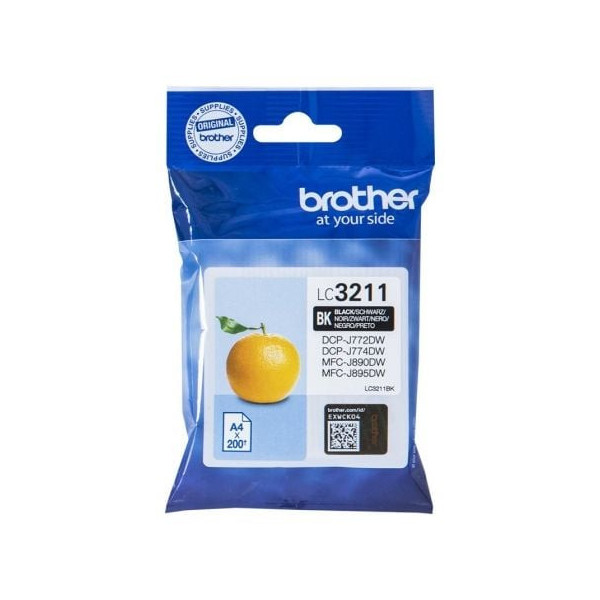 Cartucho de Tinta Original Brother LC-3211BK/ Negro