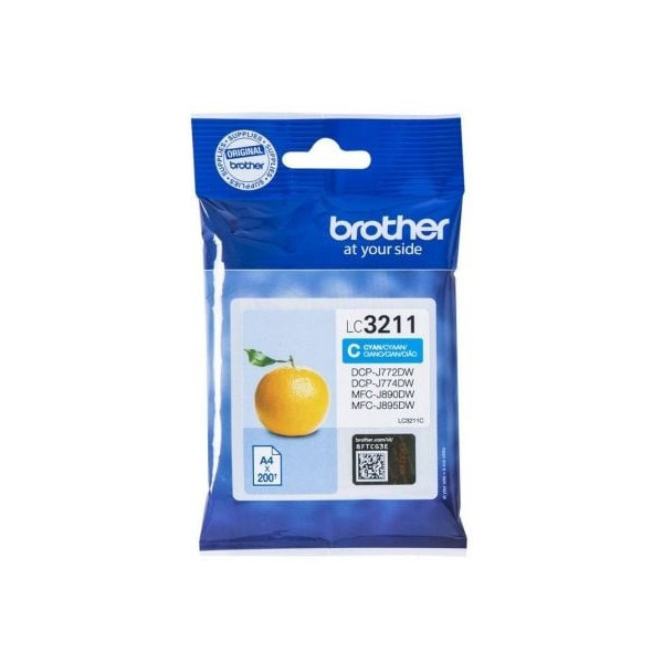 Cartucho de Tinta Original Brother LC-3211C/ Cian